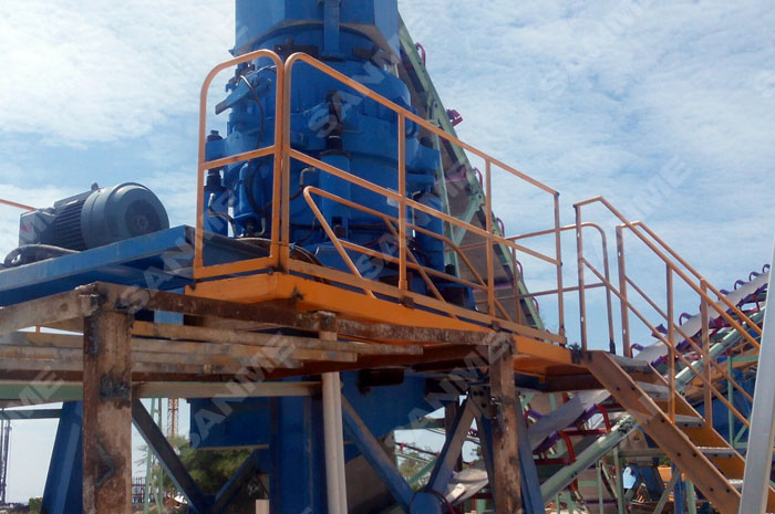 海螺印尼時(shí)產(chǎn)100噸河卵石制砂生產(chǎn)線(xiàn)