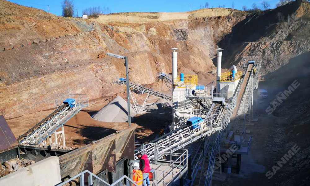 疫情擋不住中國產(chǎn)品走向歐洲 山美股份提供成套設(shè)備的骨料生產(chǎn)線調(diào)試投產(chǎn)，產(chǎn)量超預(yù)期！