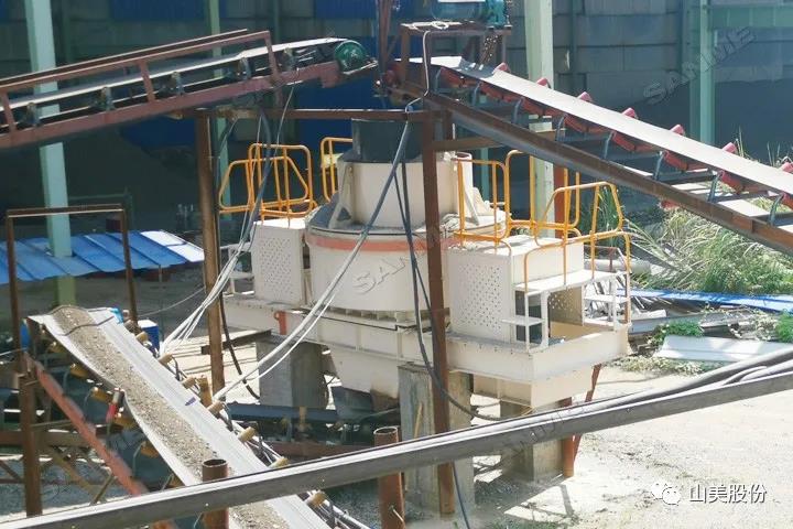 上海山美股份高性能制砂機助力華潤水泥(貴港)年產(chǎn)240萬噸機制砂項目