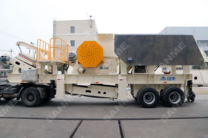 一臺移動式破碎機可以實現(xiàn)建筑垃圾的“變廢為寶”，多方共贏。