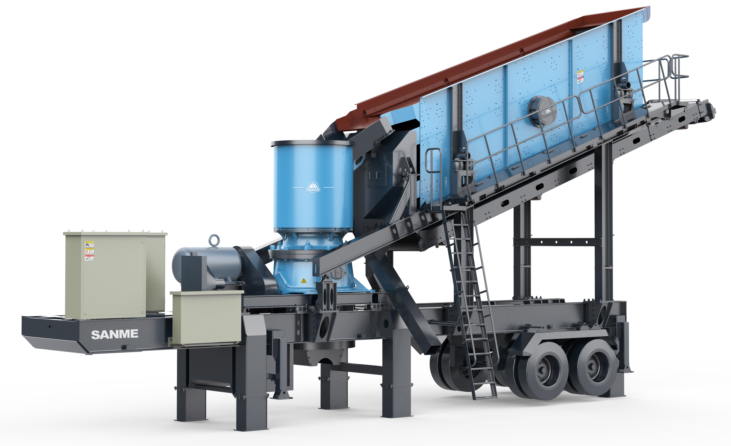 兩大移動破碎站：輪胎式vs履帶式，5方面對比讓你看清差別！