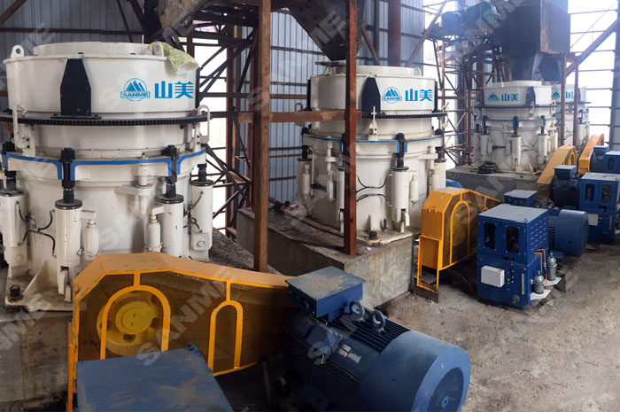 圓錐破碎機處理鵝卵石效果如何？