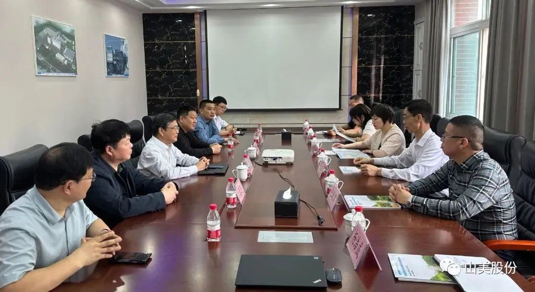 聚焦 | 熱烈歡迎中國砂石協(xié)會胡會長一行蒞臨上海山美股份鄭州基地指導(dǎo)交流！