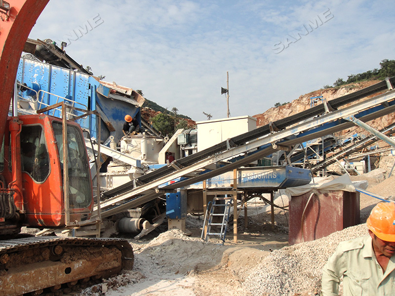 碎石生產(chǎn)線應(yīng)該選擇固定式還是移動式？