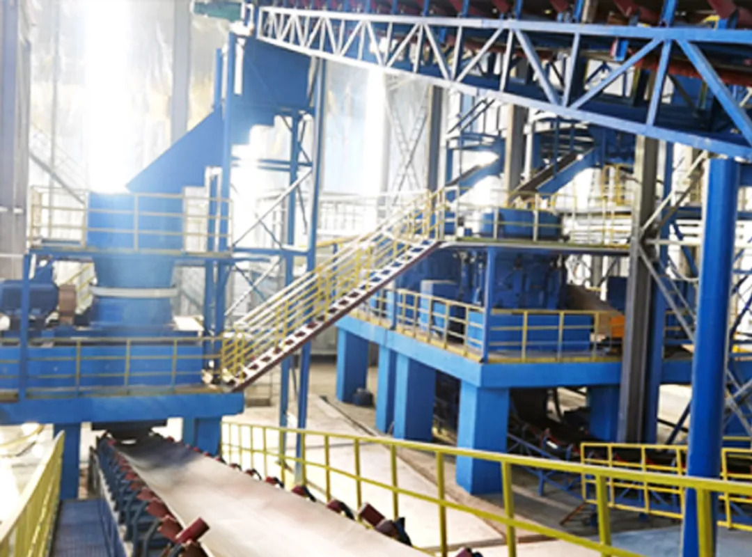 山美E-SMS歐星系列液壓圓錐破碎機(jī)施工現(xiàn)場(chǎng)（二）